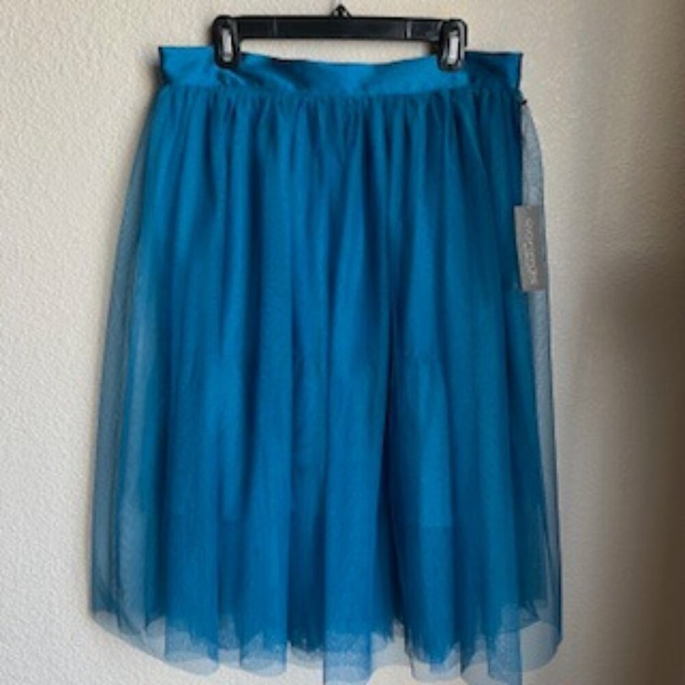 NWT Eva Mendes Layered Tulle Midi Skirt